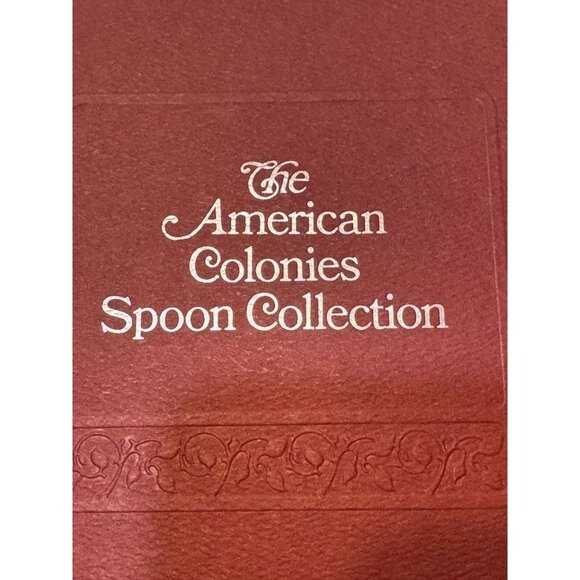 Franklin Mint Set Of 6 Pewter State Souvenir Spoons Featuring Colonial Scenes 19 - Picture 10 of 15